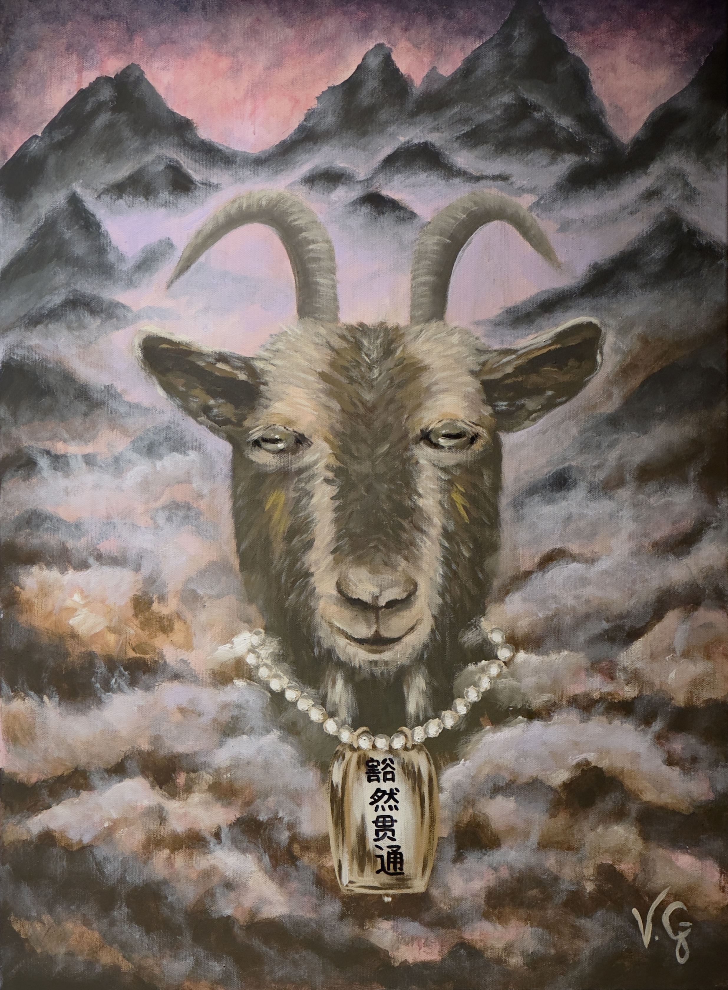 Goated 2027 — Acryl auf Leinwand