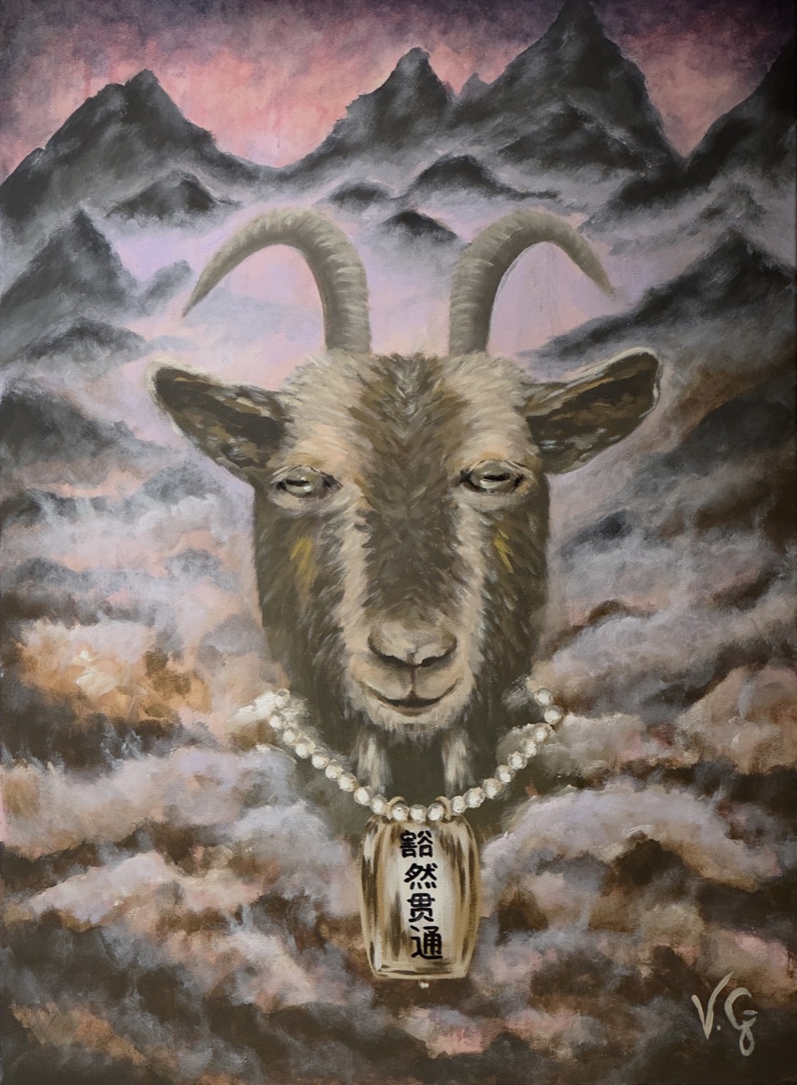 Goated 2027 — Acryl auf Leinwand