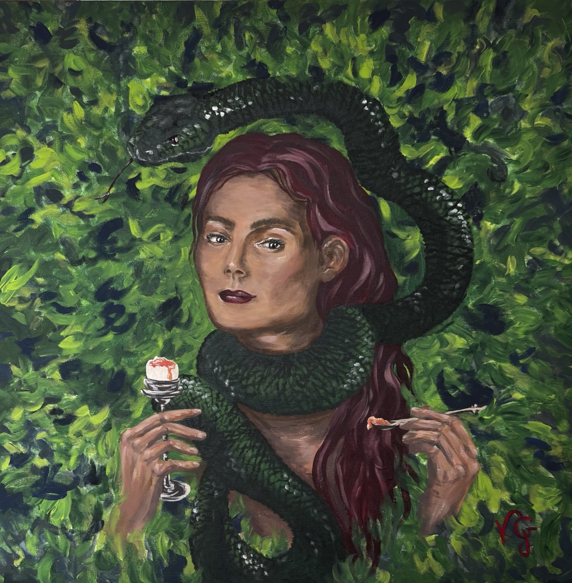 Genuss — Acryl auf Leinwand